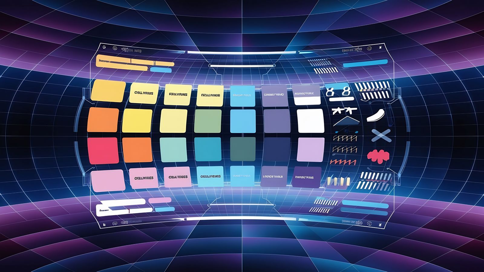 Multi-channel streaming interface showing FAST linear channels alongside on-demand content library